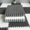 Floor Puzzle Plush Foam Carpet Children's Protective Mat 30Cm White