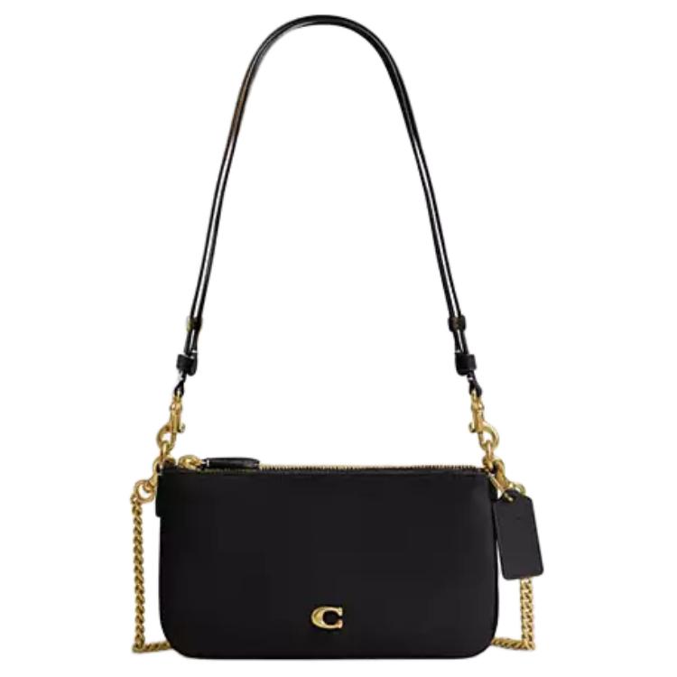 

Coach Audrey Mini Crossbody Bag With Detachable Chain Strap Women Bags Black CDY89-B4BK Basic Set (Bag+Dust Bag)