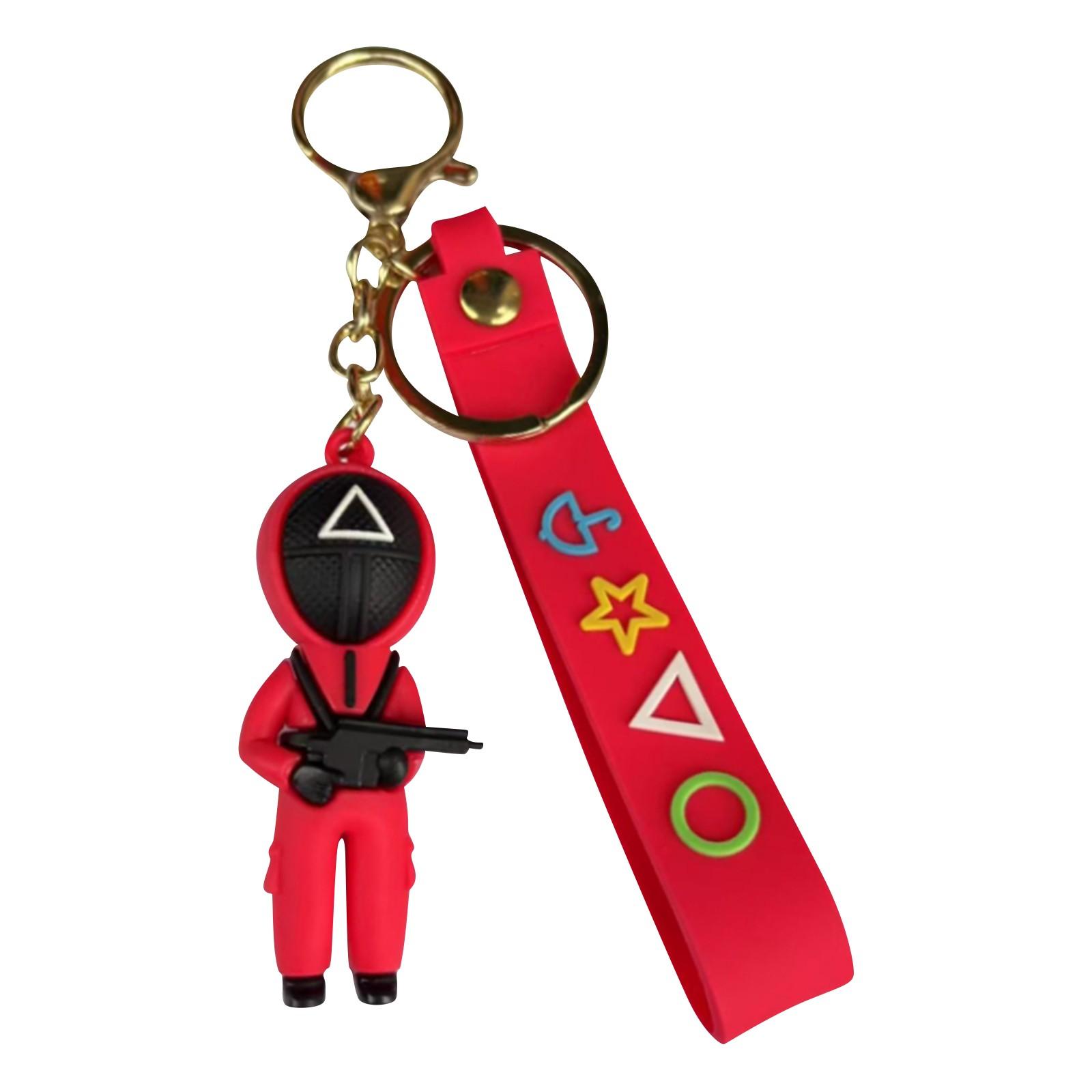 

Милый ручной ремешок карабин-лобстер подвесное кольцо машина красный сумка подвеска One Size