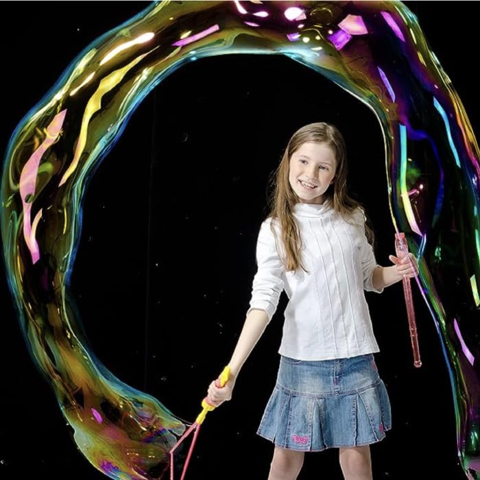 Uncle Bubble Giant Sword (Large) with Special Bubble Solution for Big Bubbles. Create and Cut Large Bubbles with This Ultra Bubble Solution. Outdoor