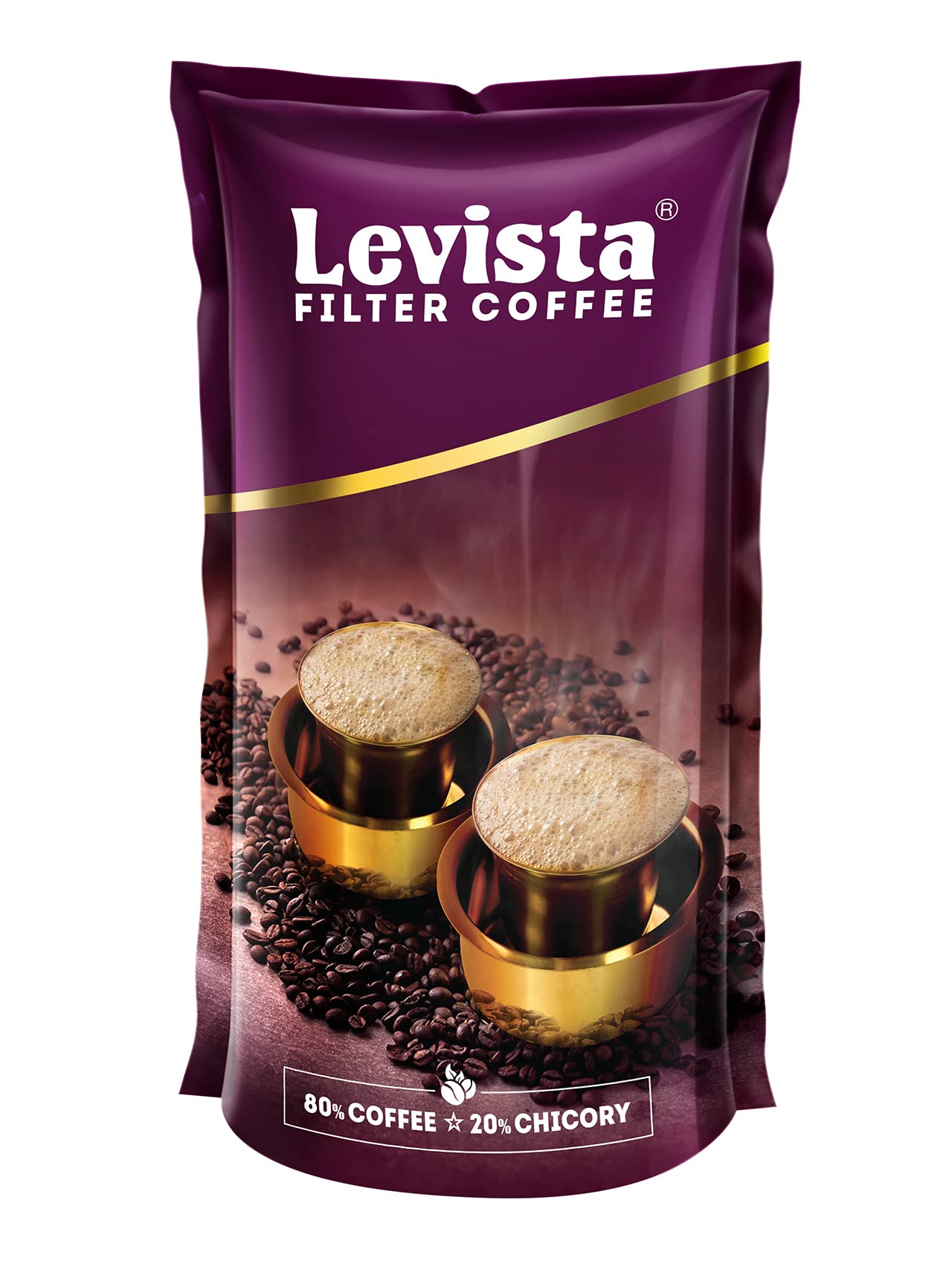 Levista Filter Coffee (500 GMS) (80% Coffee 20% Chicory)