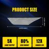 Clear Switchback Sequential Signal LED Side Marker Lights For 16-21 Honda Civic