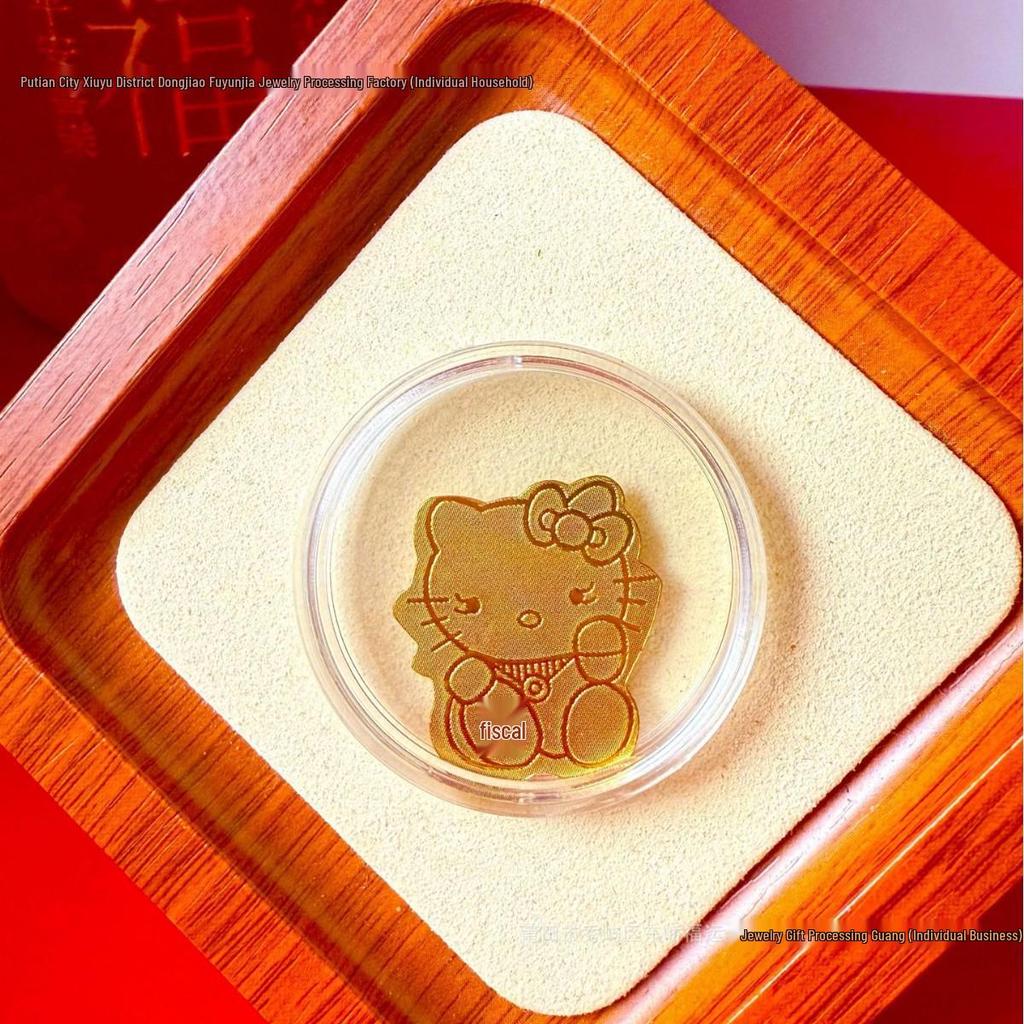 Pure Gold 999 Horse Year Phone Sticker for Wealth and Health - Popular Douyin Live Seller
