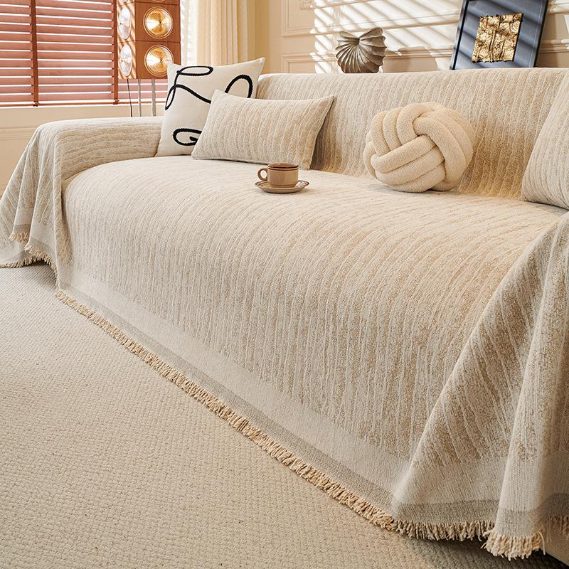 1Pc Cream Style Sofa Towel New Chenille All-Purpose All-Inclusive Sofa Cover Cloth Home Textile Products Slipcovers
