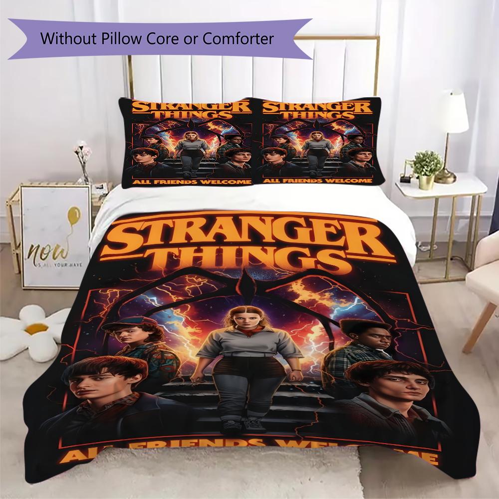 Stranger Things Monster Adventure Bedding 1 Duvet Cover 2 Pillowcase Without Core Without Core Bedding Set Duvet Cover And Pillowcase