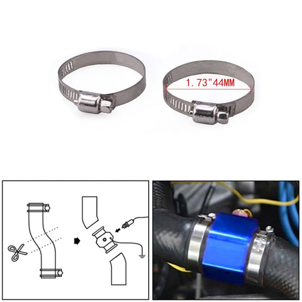 28mm Water Temp Sensor Aluminum Radiator Hose Adapter Sensor Adapter Temp Joint Pipe Truck