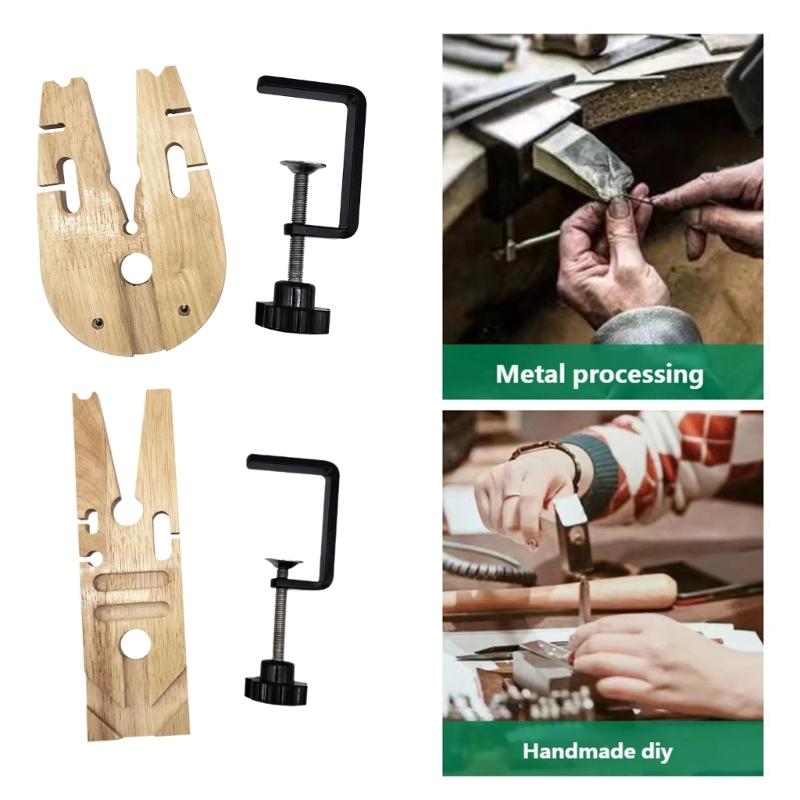Wood Clamp Set Round Edge Design Woodworking Clamp for Stable Wood Processing in Crafts and DIY Portable Tool