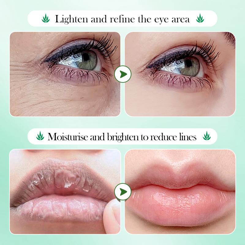 Ensemble combiné masque pour les yeux et les lèvres, soins hydratants pour les yeux masque pour les lèvres et les yeux masque à lèvres produits de soin de la peau