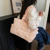 Quilted Tote Bag Women Fashion Soft Handle Shoulder Bag for Daily Use and Casual Outings