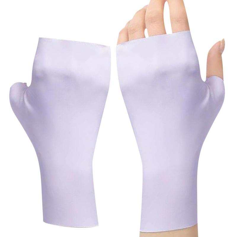 

Солнцезащитные перчатки без пальцев, уличные перчатки для езды на велосипеде, варежки с защитой от УФ-солнца, перчатки с половиной пальца для женщин и мужчин, дышащие