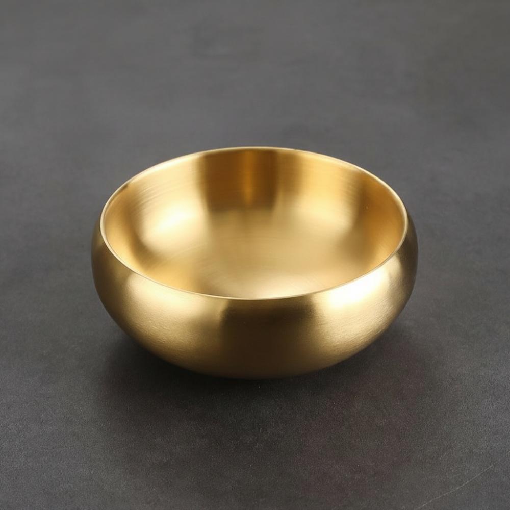 Double-Layer Insulated Soup Bowl 304 Stainless Steel Feeding Container Storage Bowl Home Dining