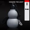 316 Stainless Steel Gourd Water Bottle 580ml Insulated Metal Bottle with Adjustable Strap  Leak-Proof for Travel/Sports/Cycling