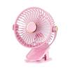 USB Rechargeable Clip-on Silent Fan for Office, Dorm, Bedside, and Stroller Use.