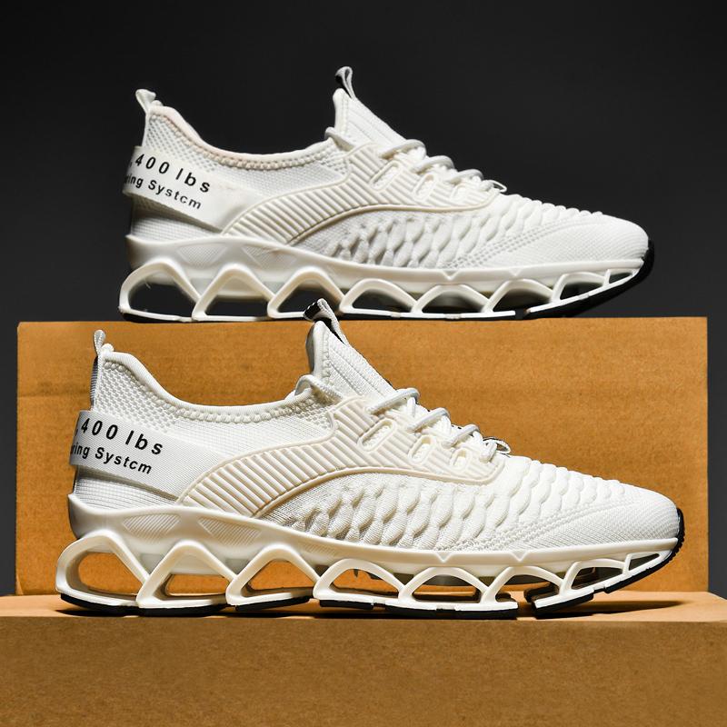 Mens Slip on Walking Running Shoes Blade Tennis Casual Fashion Sneakers Comfort Work Sport Athletic Trainer…
