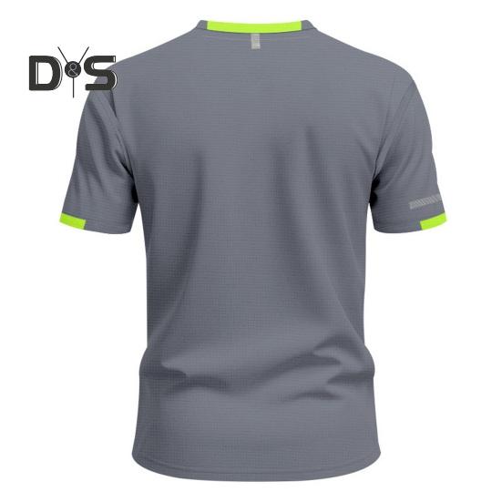 Men's Crew Neck T-Shirt Summer Short Sleeve Casual Tee Solid Color Muscle Fit Workout Top for Gym Daily Wear Sports