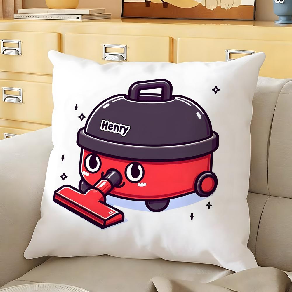 HHenry Hoover Cushion Cover Soft Durable Reversible Pillow Cover Home Car MultiScene Daily Comfort Pillowcase