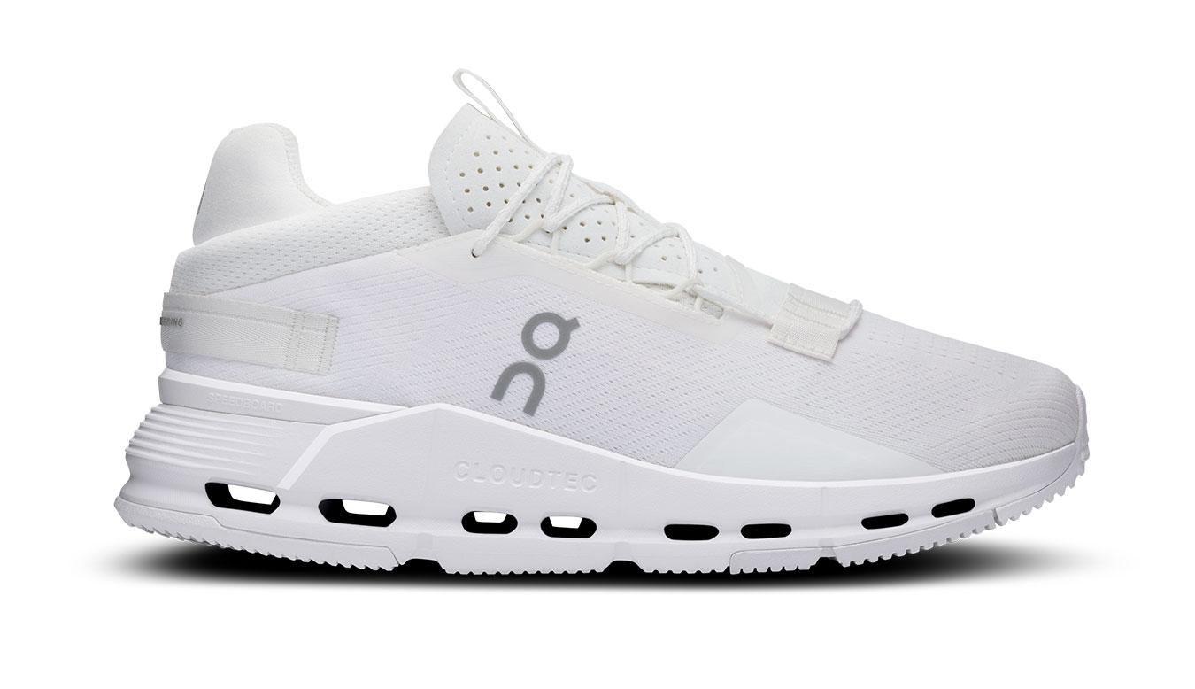 On Herren All White Sneakers Cloudnova 2 Eur Größe 47 - Bild 5