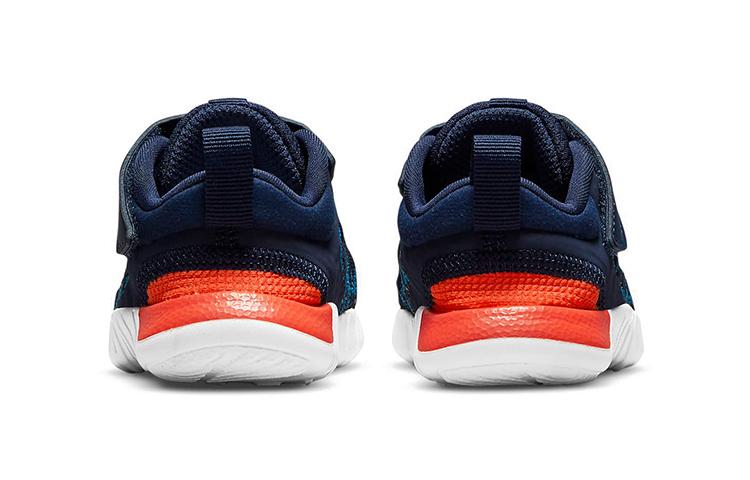 Nike Free RN 2021 Low Top Running Shoes Blue Orange Multicolor Infant And Toddler CZ3997-410
