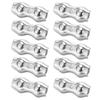 10Pcs Steel Wire Rope Chuck Lock 304 Stainless M3 Double Clip Clamp for Industrial Mechanism