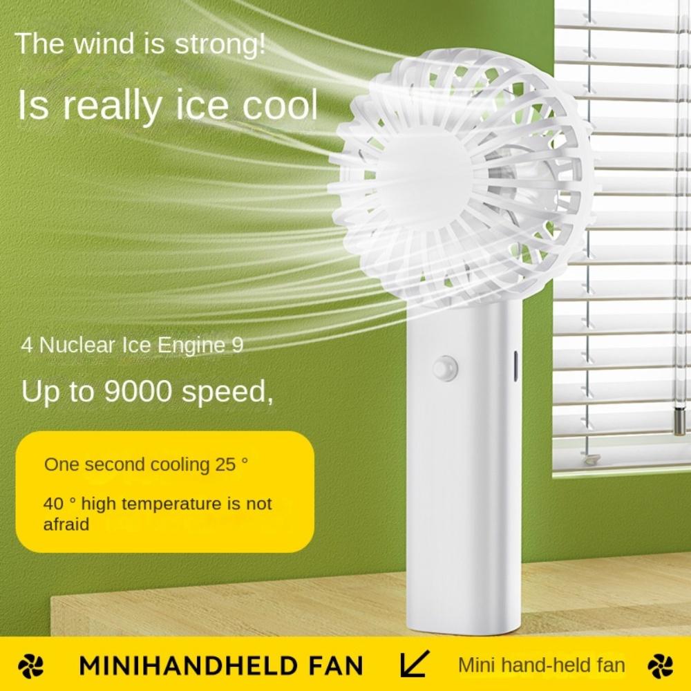 Protable Mini Portable FansHandheld USB Rechargeable Quiet Handheld Fan Lightweight Adjustable Cute Small Fan For Office Outdoor