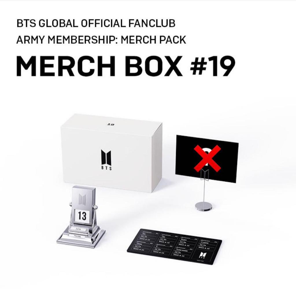[USED] Official BTS MERCH BOX #19 March Box 19