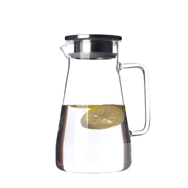 Heat-Resistant Borosilicate Glass Water Pitcher