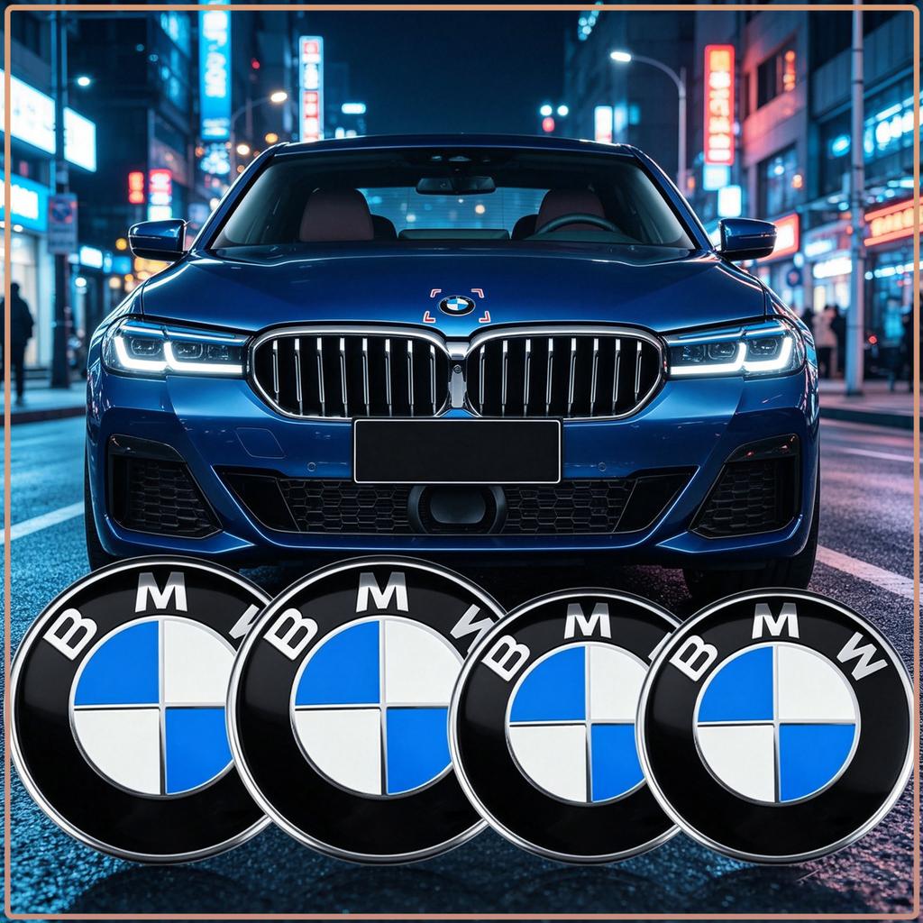 2 3-Loch Auto Motorhaube Kofferraum Front Heck Emblem Logo Aufkleber für BMW E61 E81 E87 1 2 3 4 5 6 7 Serie X1 X3 X4 X5 X6 F20