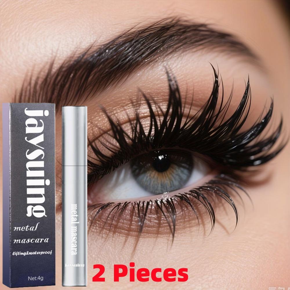 2pc Mascara Lengthening Curling Volumizing Eyelash Black Thick Long Lasting Makeup Holding Smudge Proof Lashes Primer Base Mascara
