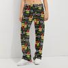 Pajama Pants Sleepwear Casual Drawstring Elastic Waist Pants Comfy Straight Yoga Loose Trousers