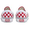 Vans Classic Slip-On 138 Sidestripe - Red Checkerboard Unisex Sneakers VN000BW39Y1