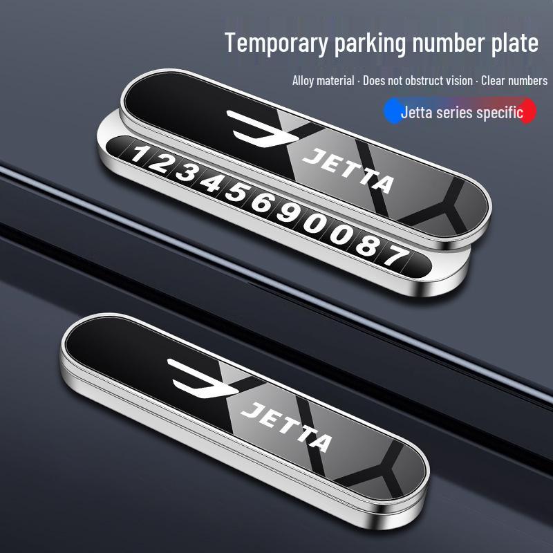 Temporary Parking Phone Number Card for Jetta VS5 VA3 VS7 Models