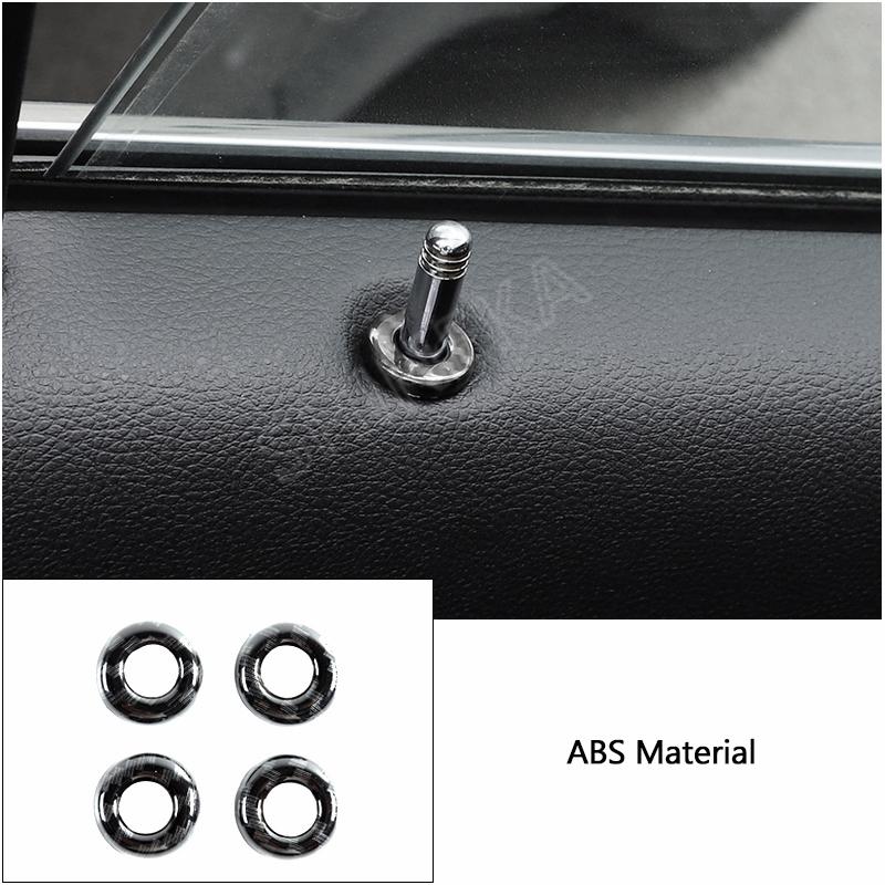 

Наклейки из углеродного волокна SHINEKA для Jeep Grand Cherokee, украшение интерьера автомобиля, аксессуары для Jeep Grand Cherokee Door bolt 4pc