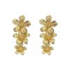 Light luxury high-end sense gold long fringed temperament earrings fashionable atmosphere versatile stud earrings personalized daily earrings