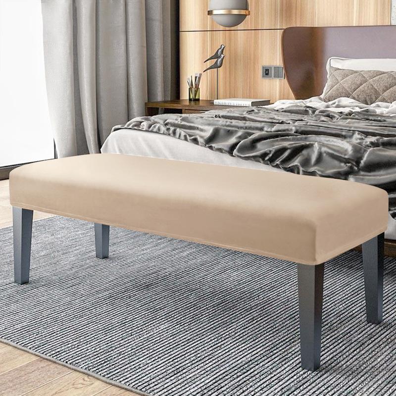 Soft Stretch Dining Spandex Stretch Chair Bench Cover Chair Cover Living Room Kitchen Bedroom