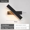 LED Wall Lamp Nordic Study Rotary Dimming Reading Wall Lamp Living Room Bedroom Bedside Aisle Lamps