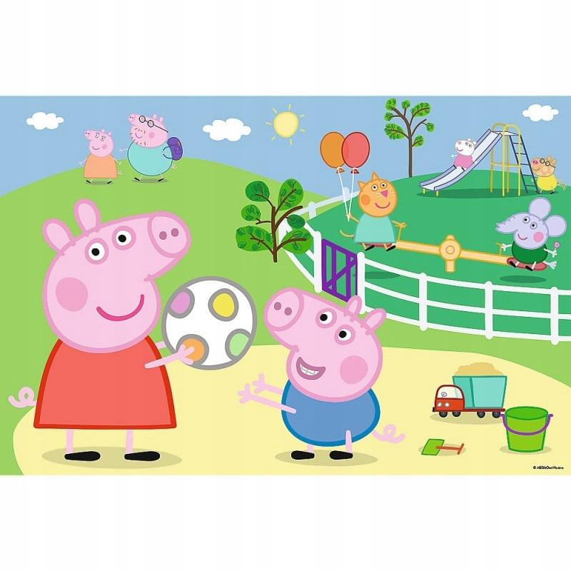 Puzzle 60 Zabawy W Gronie Przyjaciół Peppa 17356