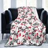 Mexikanische Zuckerschädel Flanell Decken Vintage Weich Warm Leicht Überwurfdecken für Zuhause Büro Couch Bett Sofa Auto Ganzjährig