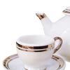 1 Set Dollhouse Tea Set Realistic Decoration 1/6 Scale Mini Ceramic Tea Set Accessories for Kitchen Scene