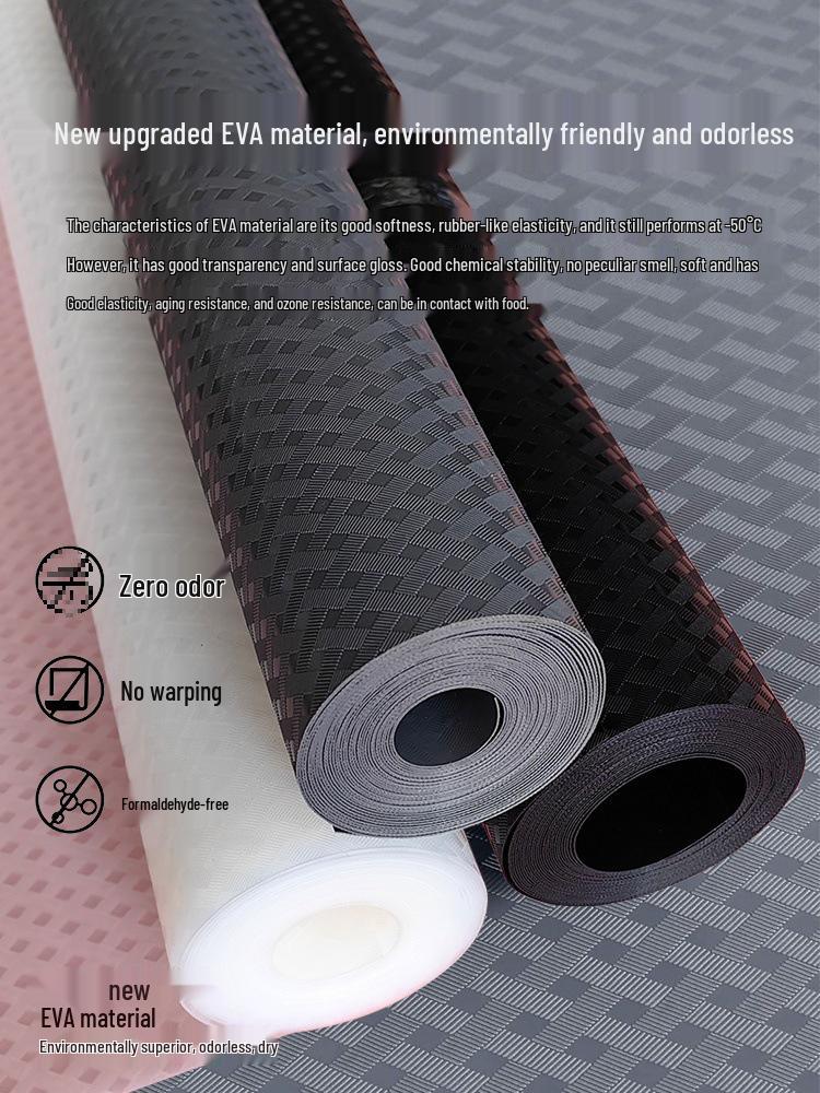 Waterproof and Oil-proof Kitchen Drawer Liner: Moisture-resistant, Non-slip, Adhesive-free Mat for Cabinets and Wardrobes.