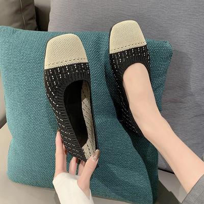 Atmungsaktive Schuhe mit runder Zehenpartie Lässige Damen-Sneaker Gemischte Farben 2024 Mode Damen Slipper Herbst Ballerinas Tennis Modis Neu Sommer
