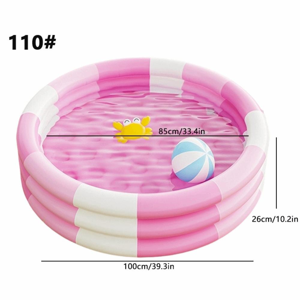 Relaxing Inflatable Pool Round Water Pool Thickened Baby Toddlers Swimming Pool  Indoor Outdoor