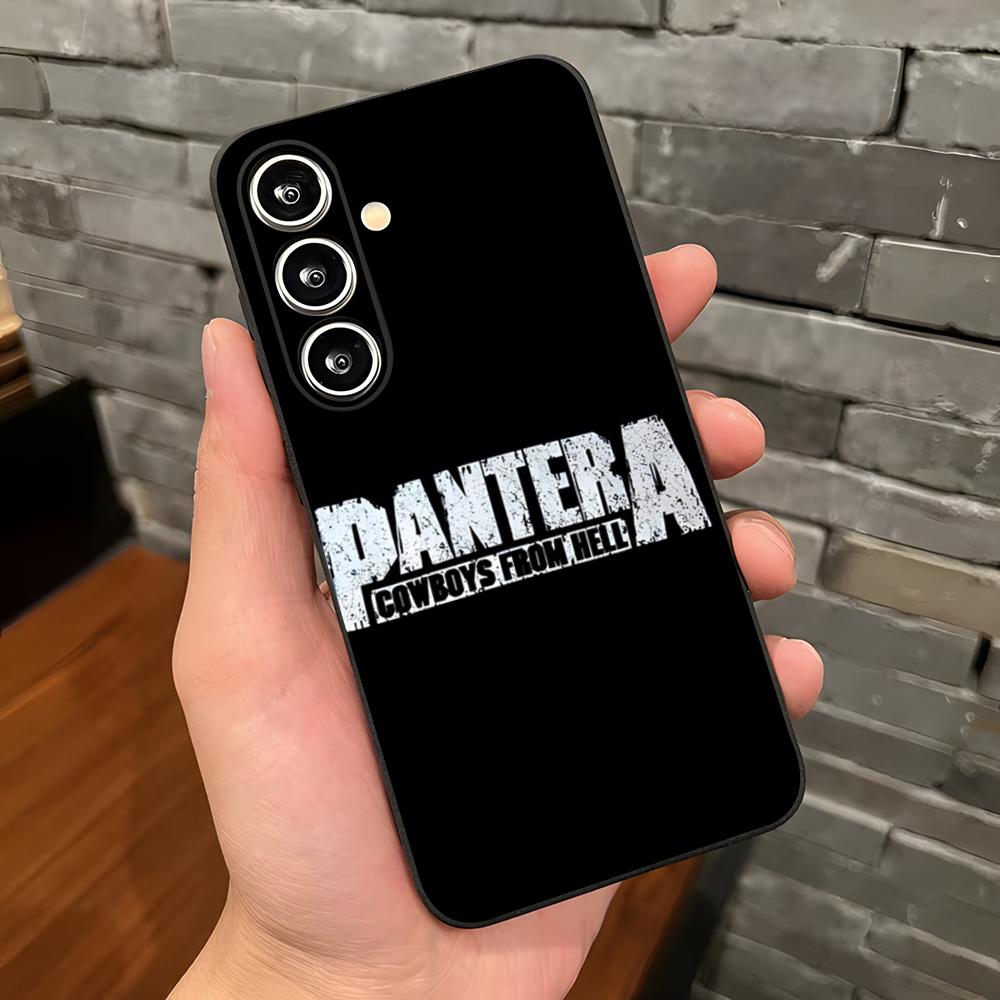 Music Pantera Band Phone Case For Samsung S26 S25 Plus S20 S20 Plus S22 Ultra S23 FE S21 Plus S21 Ultra Soft Cover