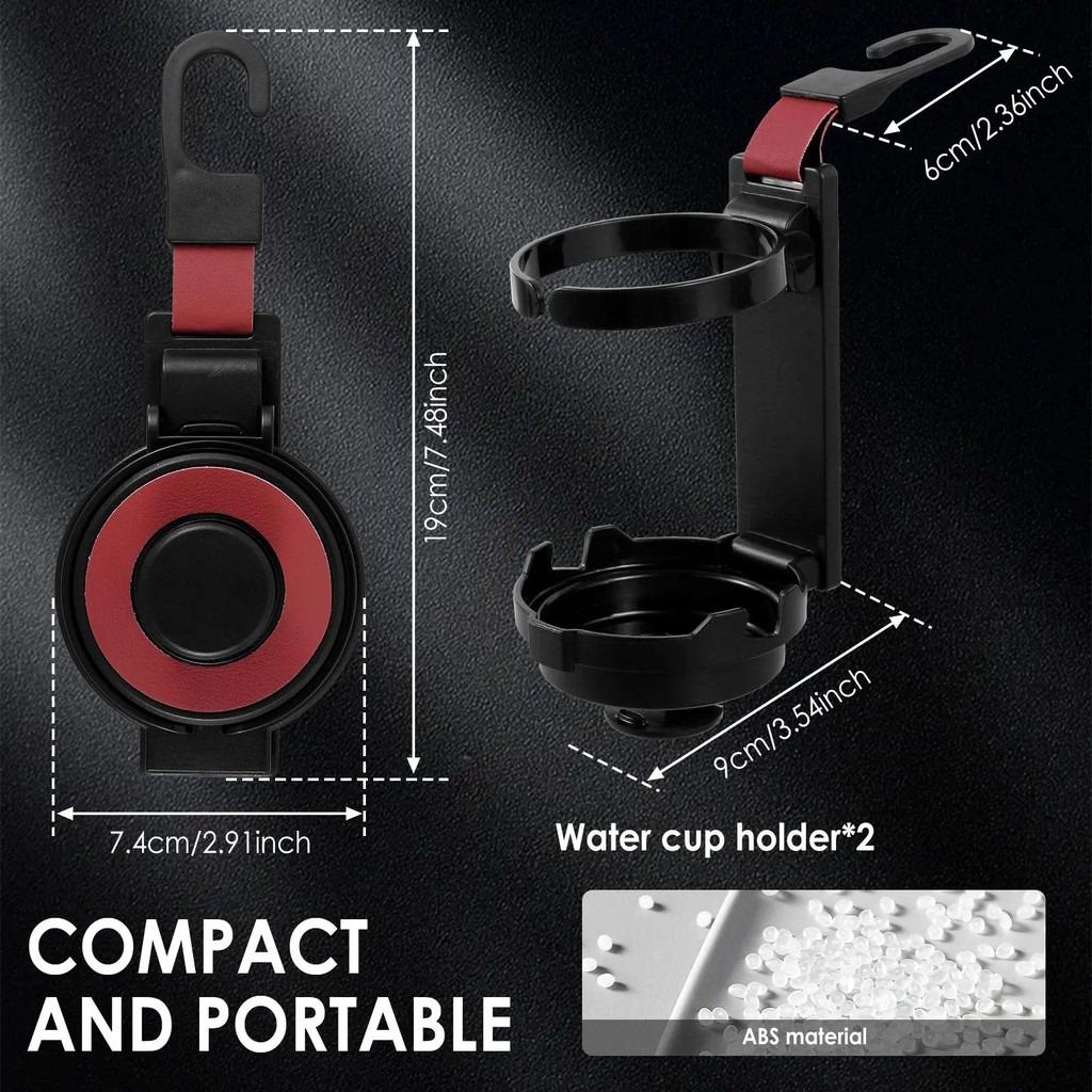 

Car Multifunctional Water Cup Holder Car Seat Headrest Hook Car Back Seat Organizer Hanger Handbag Interior Accessories