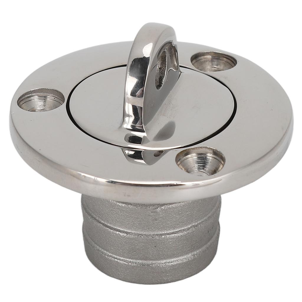 Garboard Drain Plug 25mm Round Drainer Stainless Steel Draining Port for Boat Ship