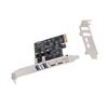Placa de Expansão PCIe para USB 3.2 Gen 1 Largura de Banda 5Gbps 2 Portas Tipo C e 2 Portas Tipo A Adaptador PCI Express para Desktop Suporte para