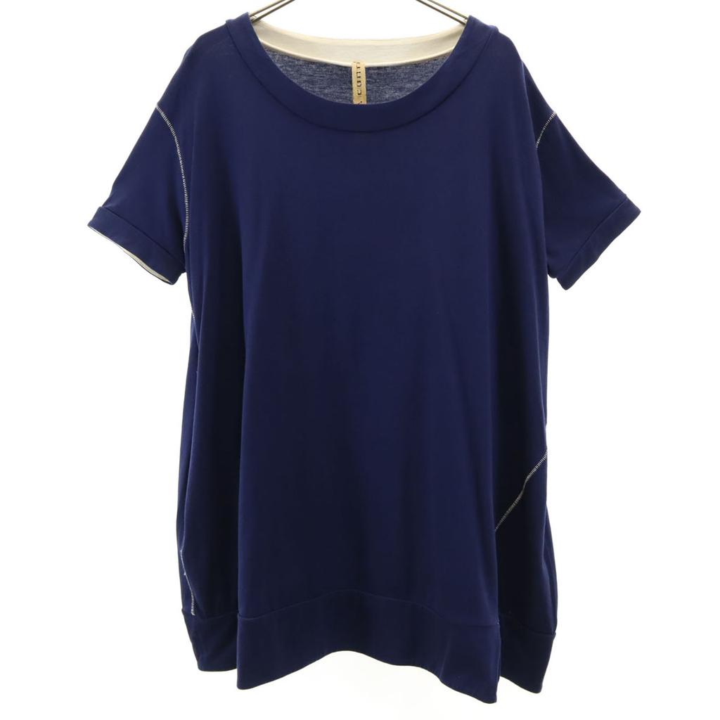 LIVIANA CONTI Short sleeve Cut 42 Navy Women Used