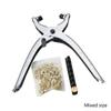 Grommet Eyelet Plier Fastener Pliers Press Tool Kit Eyelet Hole Punch Pliers Kit