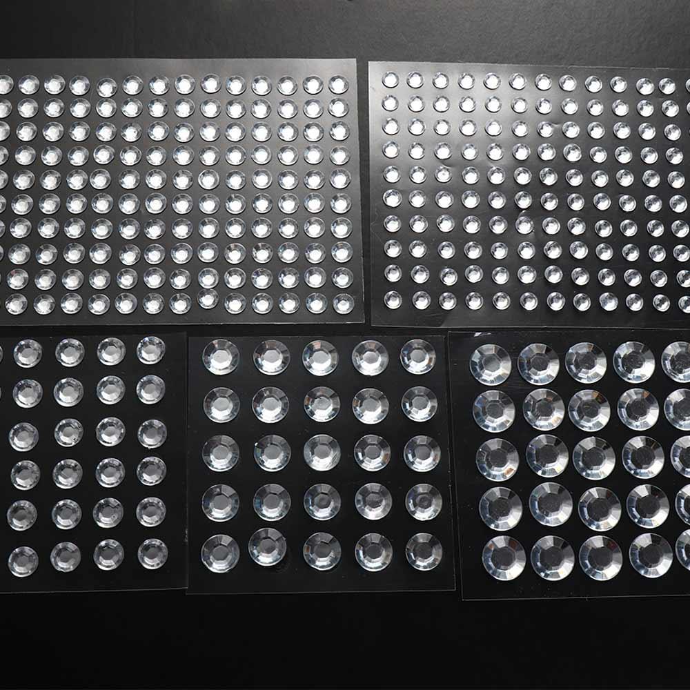 Shiny Face Rhinestone Crystal Stickers Fashion 3D  Gems Decals  Beauty