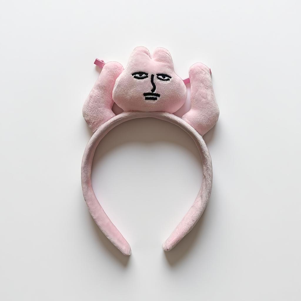 1pc Pink Bunny Hair- Bunny Ears Headband for &, Adjustable Hair Clip-On Ponytail Maker with Bangs Lift, Cute Hairstyle Accessory