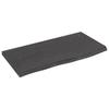 VidaXL Bathroom Countertop Dark Grey 60x30x2 Cm Treated Wood 3156197